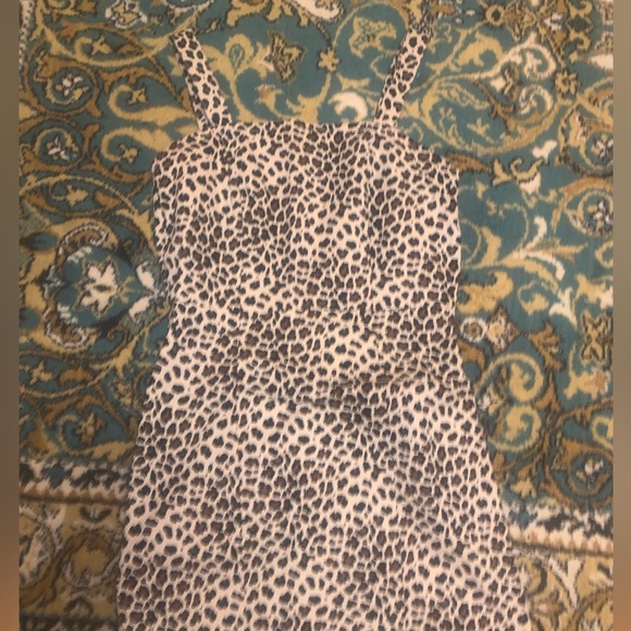leopard printed mini dress - Picture 1 of 6